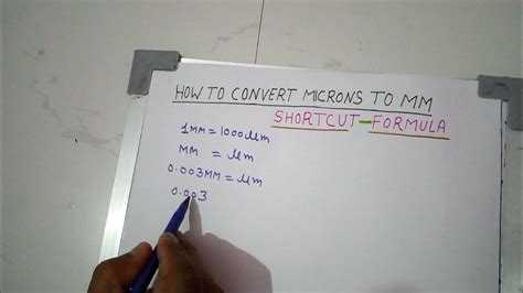 how to calculate microns